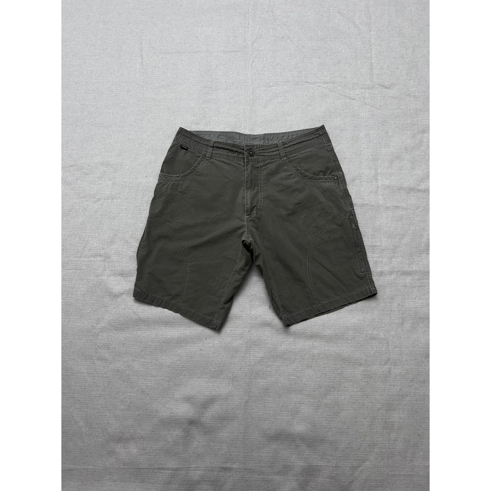 Kuhl Vintage Patina Dye Hiking Shorts Men's 34 Brown Outdoor Trail Casual